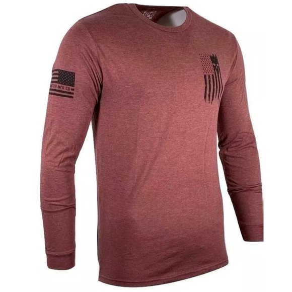 HOWITZER Clothing Men's T-Shirt L/S PATRIOT TORN - Picture 4 of 10